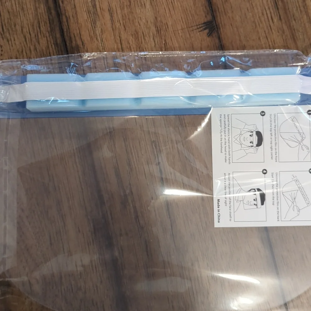 Clear Reusable Medical Face Shield Mask - Picture 6 of 6